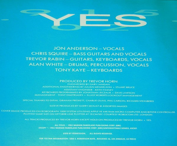 Yes - 90125 // Vinyl Record