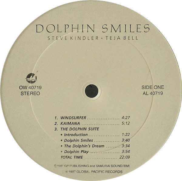 Steven Kindler - Dolphin Smiles // Vinyl Record