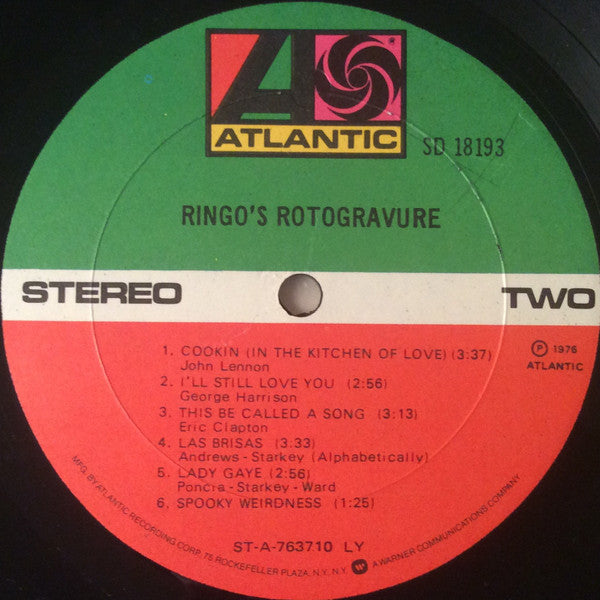 Ringo Starr - Ringo's Rotogravure // Vinyl Record