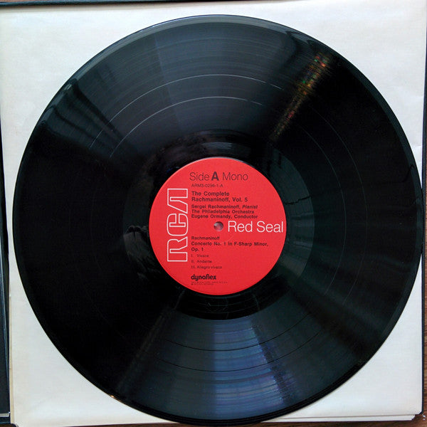 Sergei Vasilyevich Rachmaninoff - Vol. 5 - His Four Concertos + Rhapsody On A Theme Of // Vinyl Record