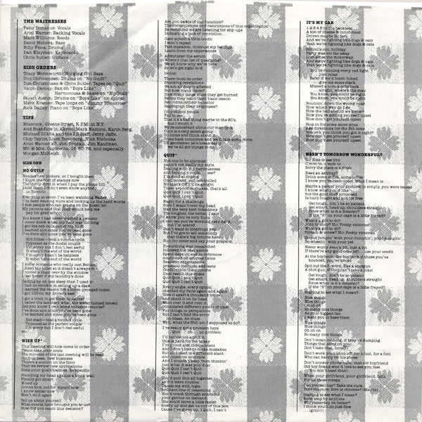 The Waitresses - Wasn't Tomorrow Wonderful? // Vinyl Record