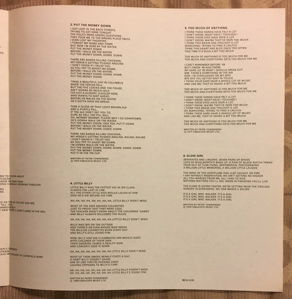 The Who - Odds & Sods // Vinyl Record