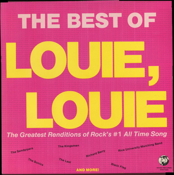Various - The Best Of Louie, Louie // Vinyl Record
