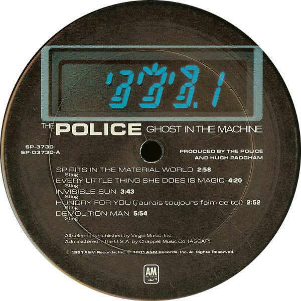 The Police - Ghost In The Machine // Vinyl Record