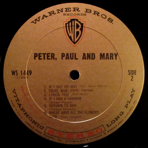 Peter, Paul & Mary - Peter, Paul And Mary // Vinyl Record
