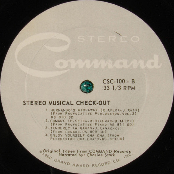 Unknown Artist - Stereo Check Out // Vinyl Record