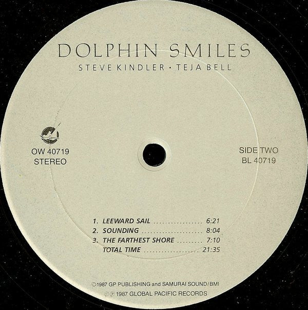 Steven Kindler - Dolphin Smiles // Vinyl Record