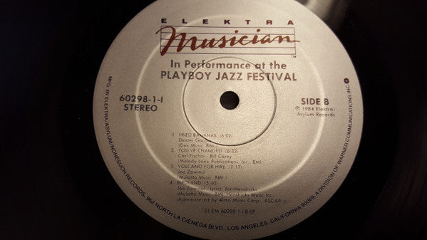 Various - In Performance At The Playboy Jazz Festival // Vinyl Record