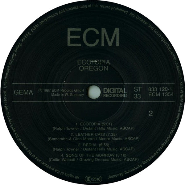 Oregon - Ecotopia // Vinyl Record