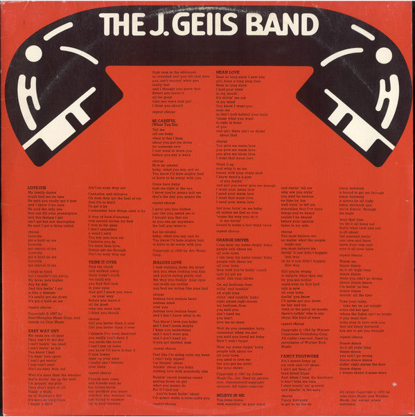 The J. Geils Band - Hotline // Vinyl Record