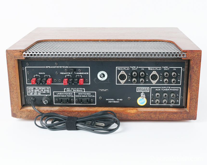Marantz 1040 // Integrated Amplifier / Walnut Cabinet