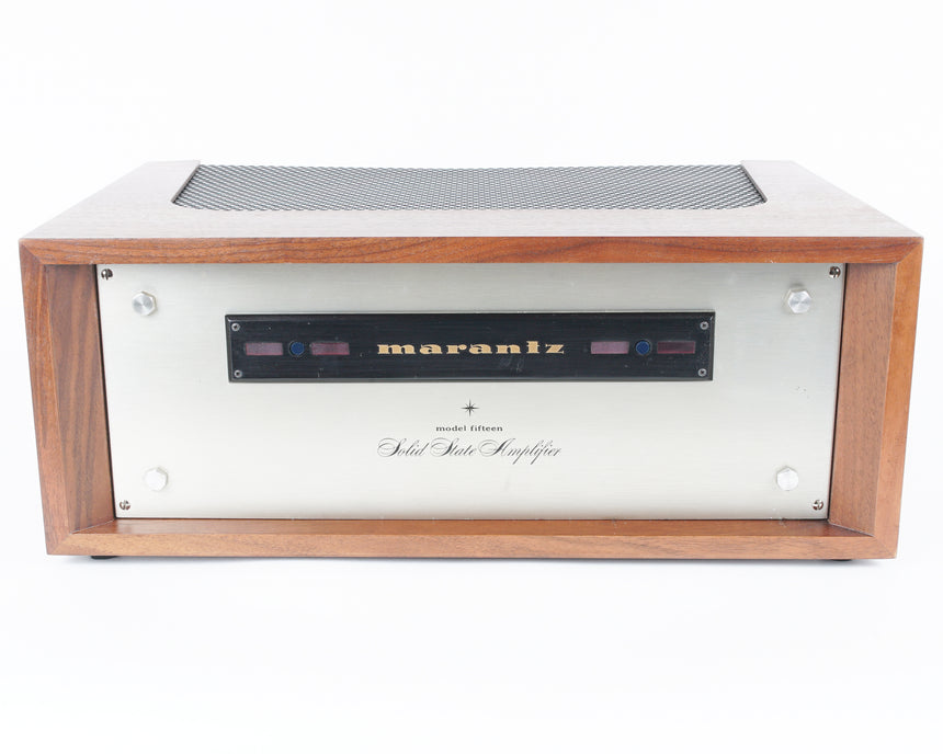 Marantz Model 15 // Stereo Amplifier / Walnut Cabinet