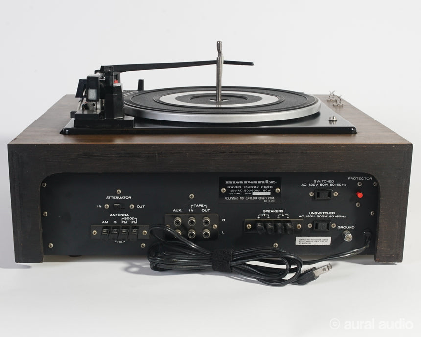 Marantz Model Twenty Eight // Garrard Turntable & Receiver Combo