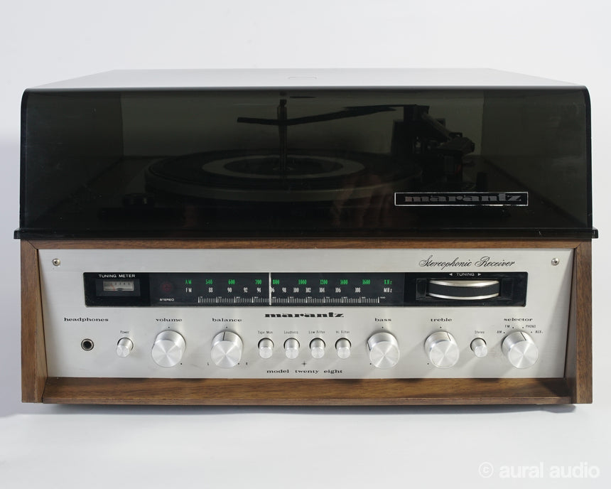 Marantz Model Twenty Eight // Garrard Turntable & Receiver Combo
