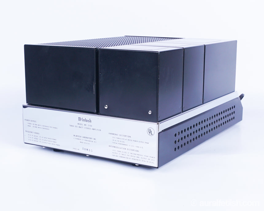 Vintage McIntosh MC2100 // Solid State Stereo Amplifier