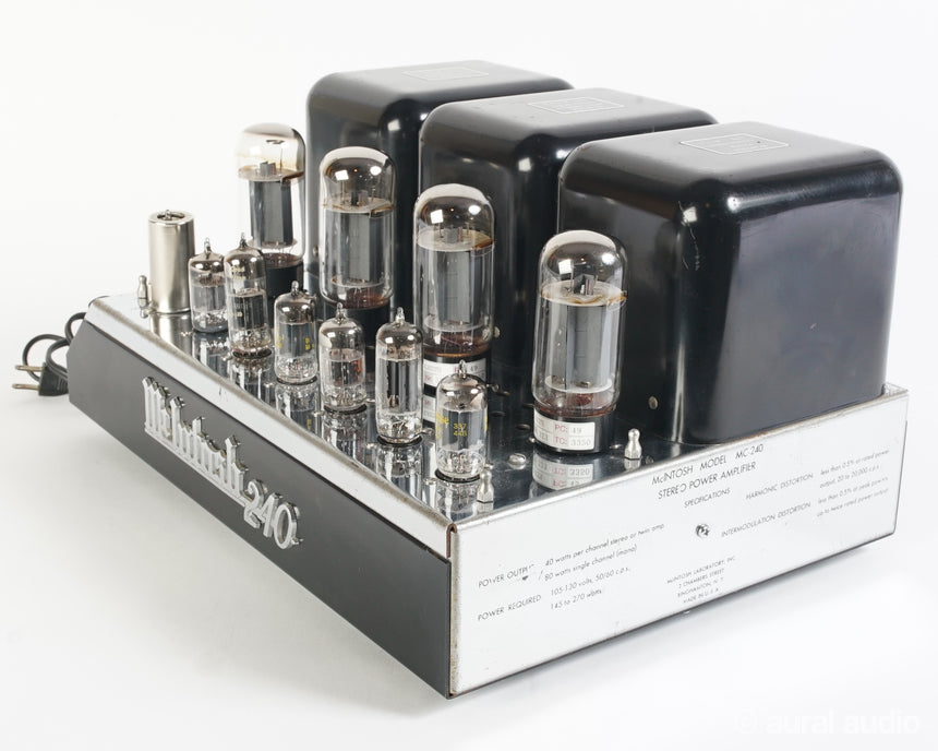 Vintage McIntosh MC240 // Stereo Tube Amplifier