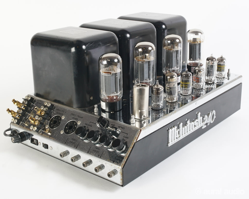Vintage Mcintosh MC240 // Stereo Tube Amplifier – AURAL HiFi
