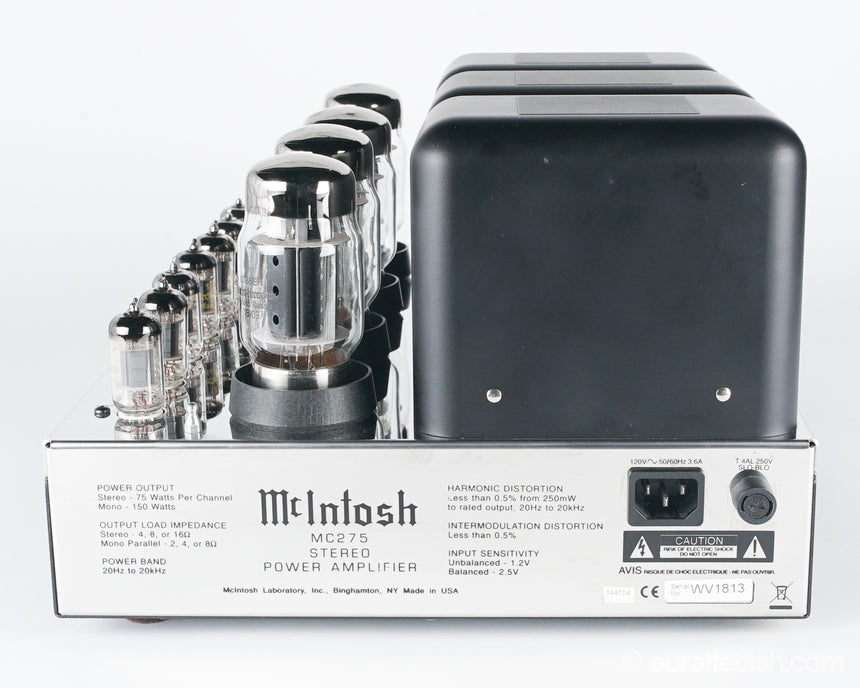 Mcintosh MC275 V // Stereo Tube Amplifier
