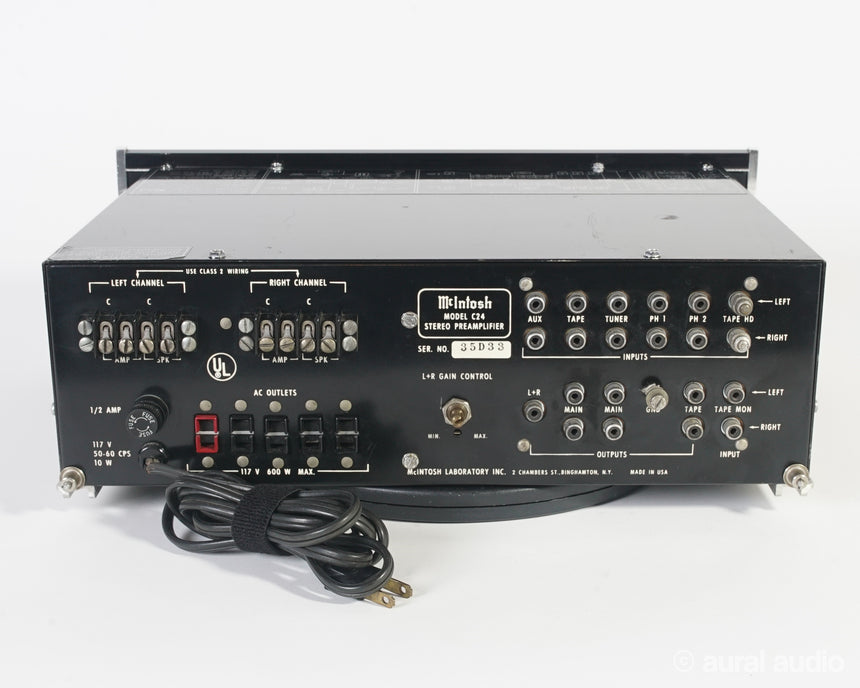 Vintage McIntosh C24 // Solid State Stereo Preamplifier