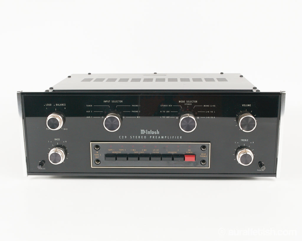 Vintage Mcintosh C29 // Solid-State Preamp – AURAL HiFi