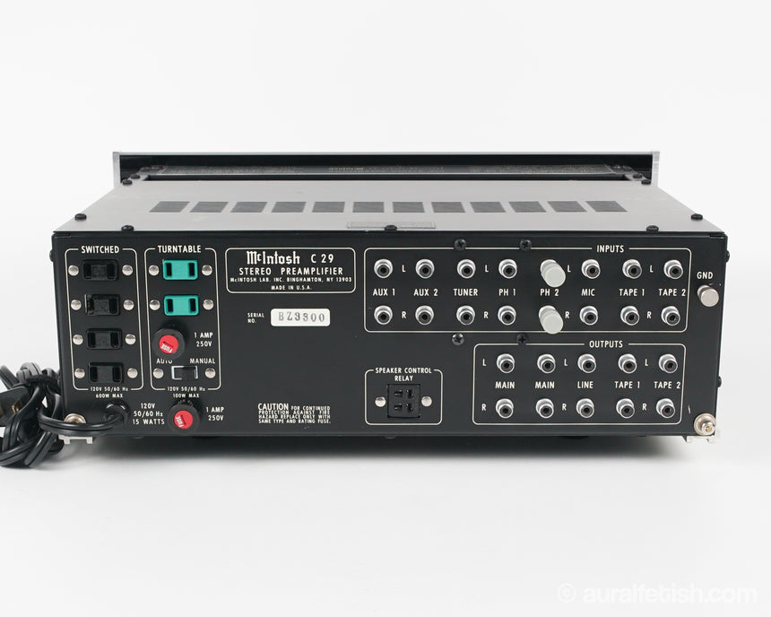 Vintage McIntosh C29 // Solid-State Preamp
