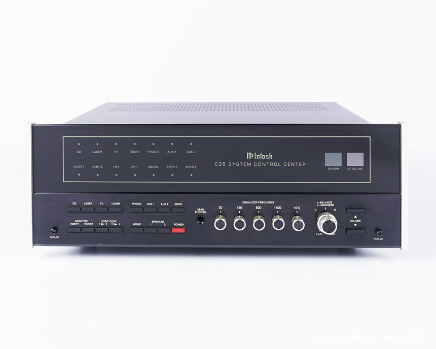 Vintage McIntosh C35 // Solid-State Preamplifier / Remote / Manual
