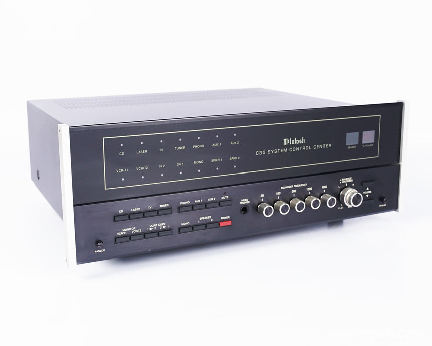 Vintage McIntosh C35 // Solid-State Preamplifier / Remote / Manual