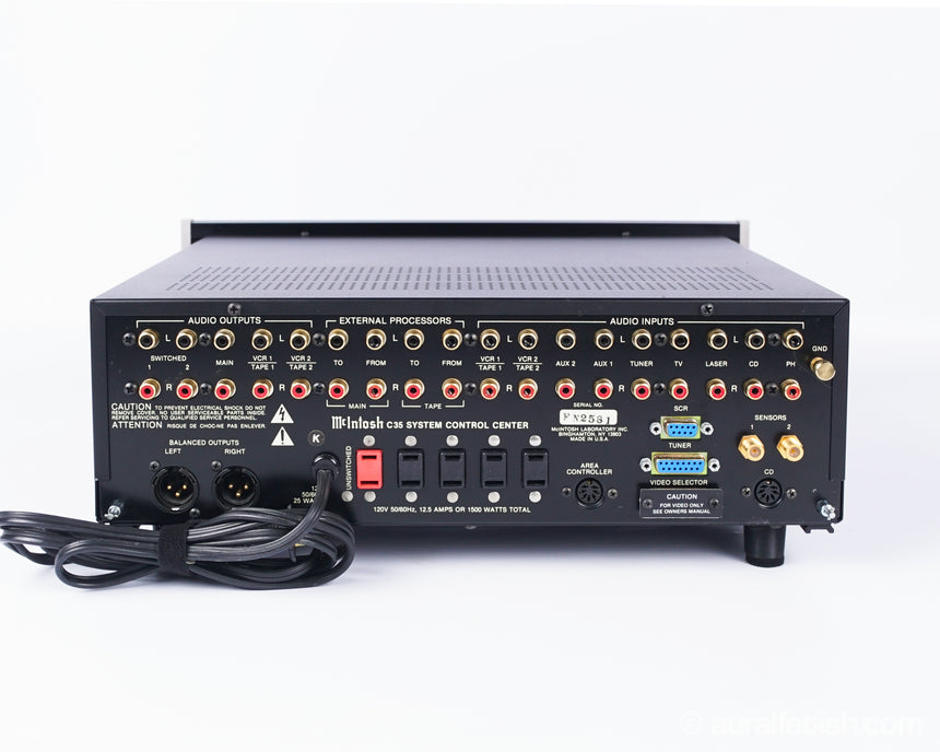 Vintage McIntosh C35 // Solid-State Preamplifier / Remote / Manual