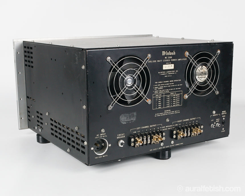 Vintage McIntosh MC-2300 // Solid State Stereo Amplifier / Legendary
