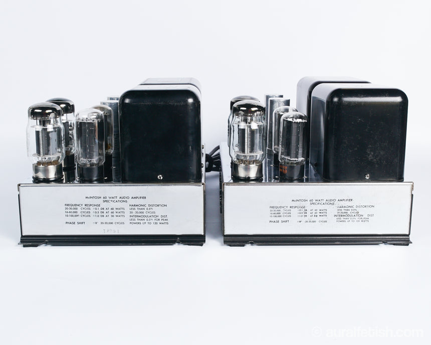 Vintage McIntosh MC60 // Tube Amplifier Monoblocks / Pair