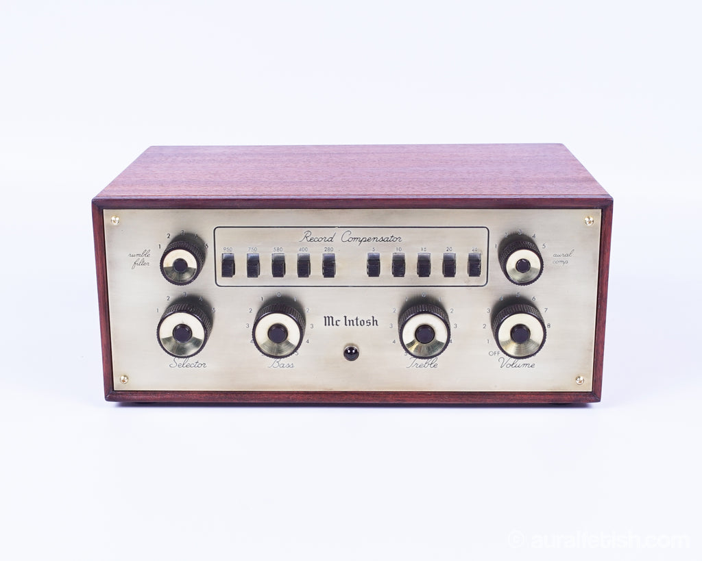 Vintage Mcintosh C8 // Tube Preamp / Refinished Cabinet – AURAL HiFi