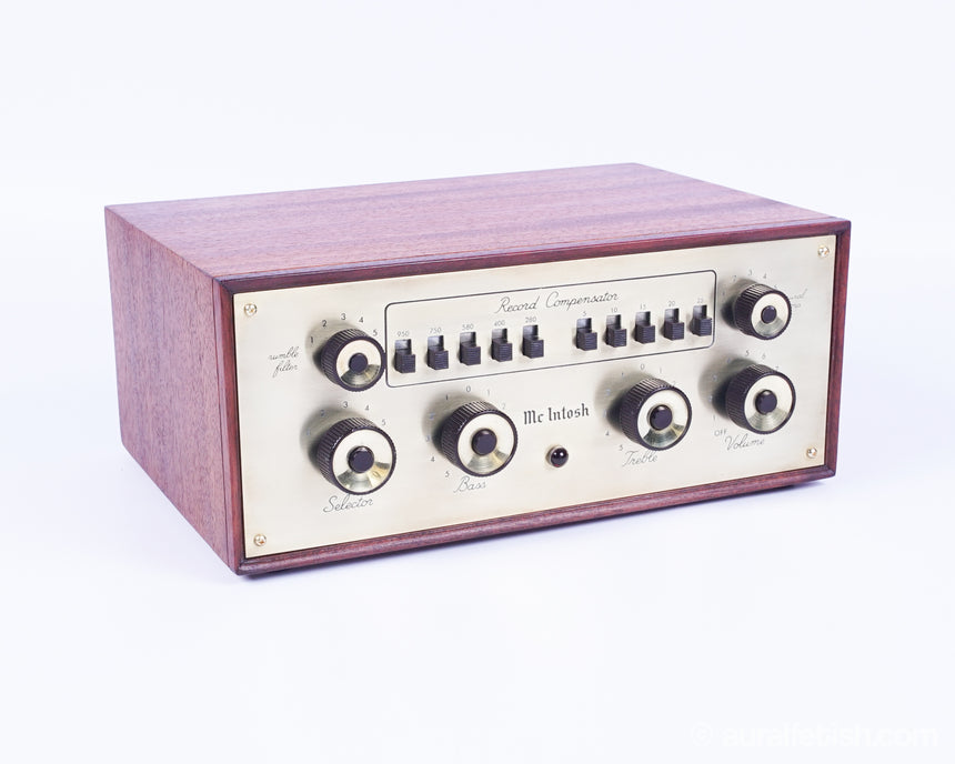 Vintage McIntosh C8 // Tube Preamp / Refinished Cabinet
