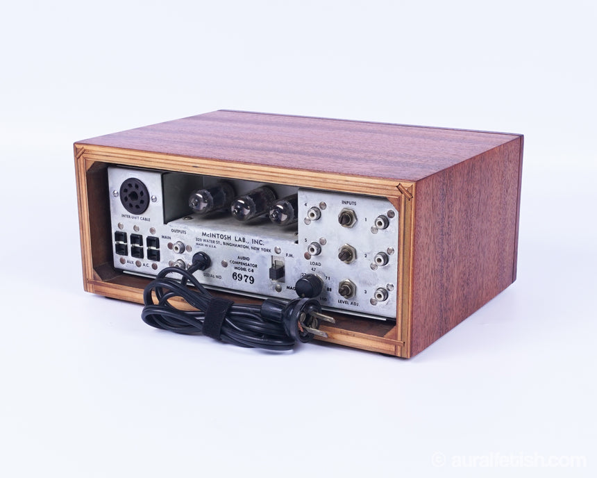Vintage McIntosh C8 // Tube Preamp / Refinished Cabinet