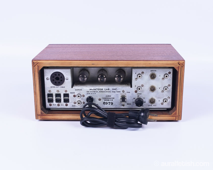 Vintage McIntosh C8 // Tube Preamp / Refinished Cabinet