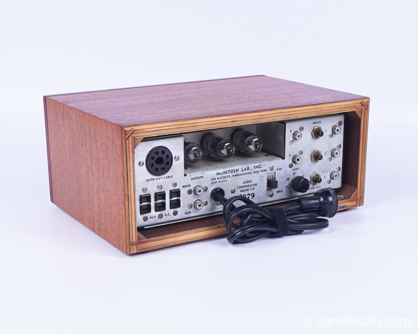 Vintage McIntosh C8 // Tube Preamp / Refinished Cabinet