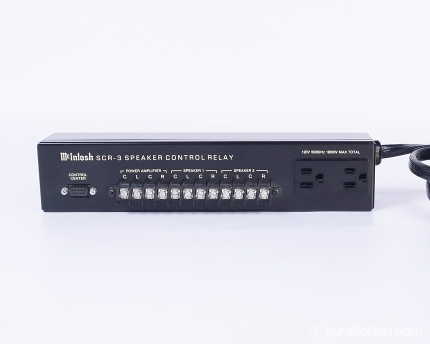 Vintage McIntosh SCR-3 // Speaker Control Relay / with Manual and Cable
