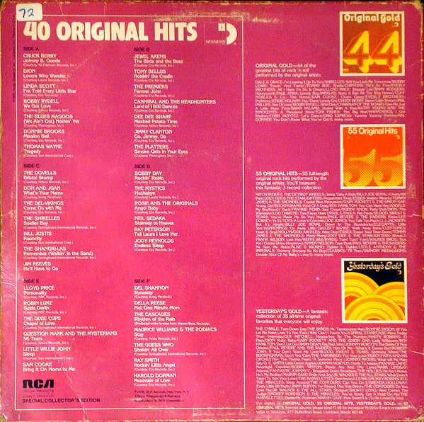 Various - 40 Original Hits // Vinyl Record