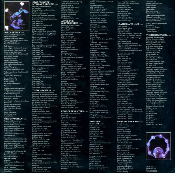 Stevie Nicks - Bella Donna // Vinyl Record