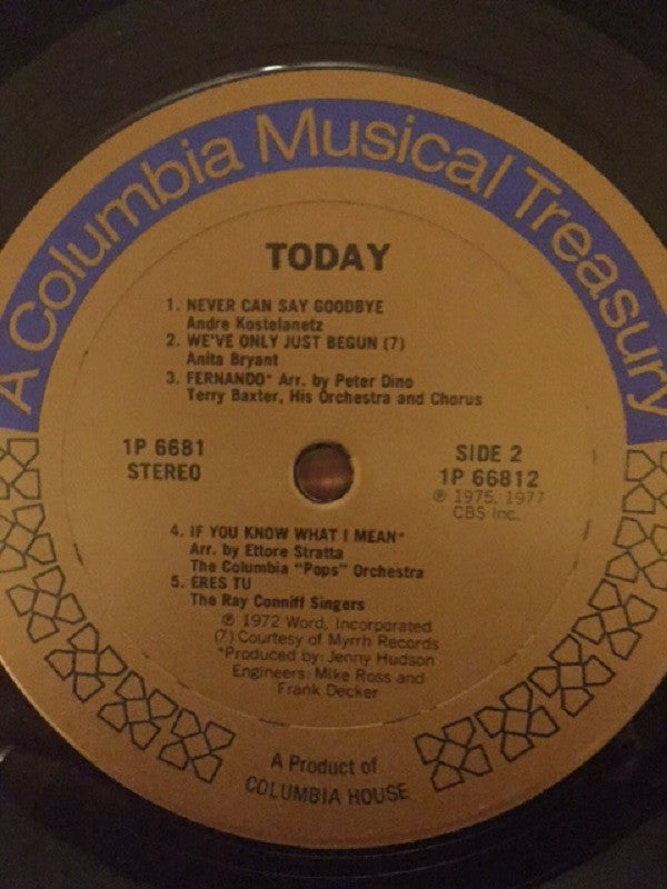 Various - Today // Vinyl Record
