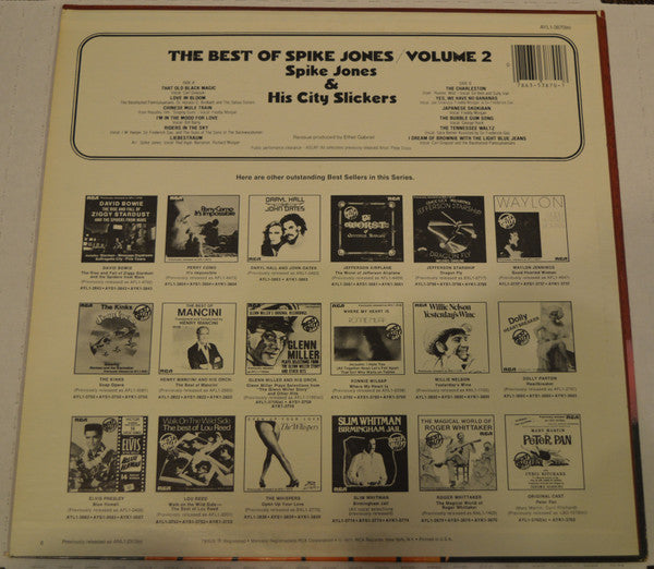 Spike Jones And His City Slickers - The Best Of Spike Jones Vol. 2 // Vinyl Record