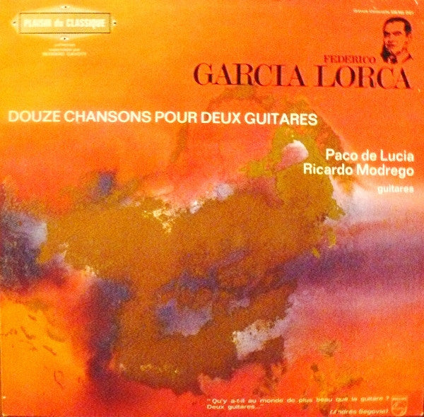 Paco De Lucía - Douze Chansons Pour Deux Guitares // Vinyl Record