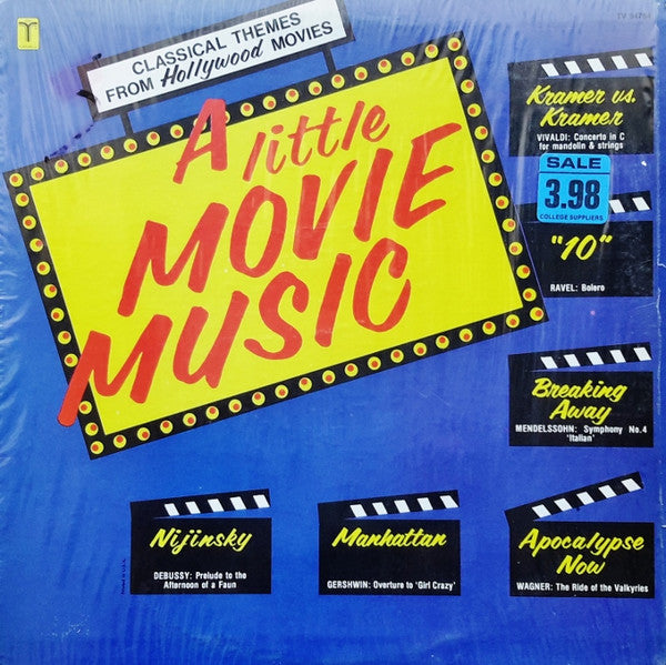 Various - A Little Movie Music - Classical Theme From Hollywood Movies // Vinyl Record