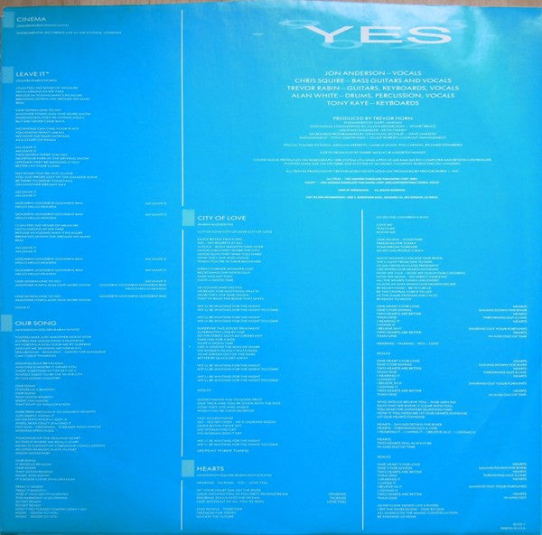 Yes - 90125 // Vinyl Record