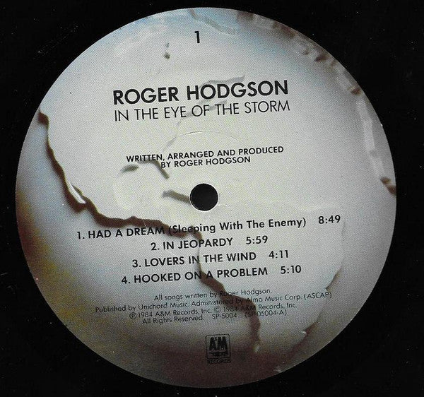 Roger Hodgson - In The Eye Of The Storm // Vinyl Record