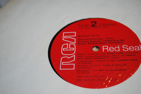 Placido Domingo - Romantic Arias // Vinyl Record