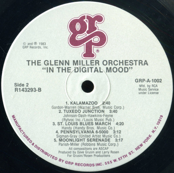 The Glenn Miller Orchestra - In The Digital Mood // Vinyl Record
