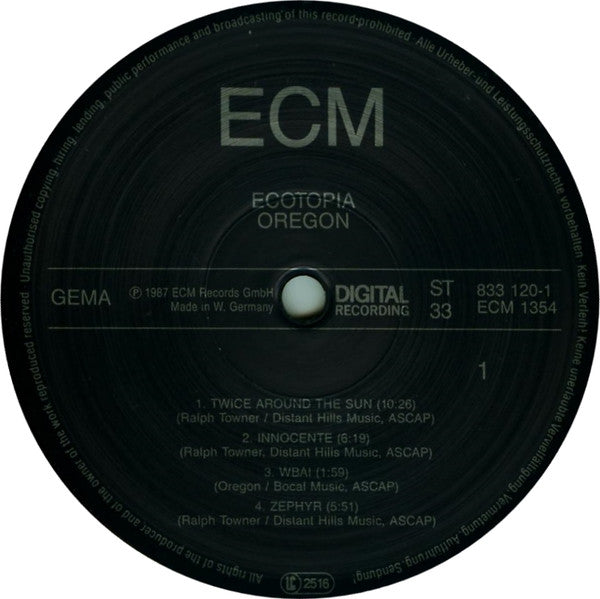 Oregon - Ecotopia // Vinyl Record