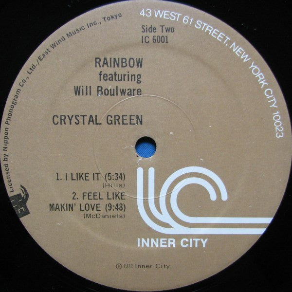 Rainbow - Crystal Green // Vinyl Record