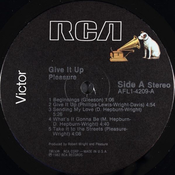 Pleasure - Give It Up // Vinyl Record