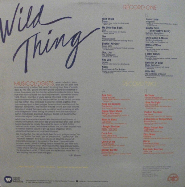 Various - Wild Thing // Vinyl Record